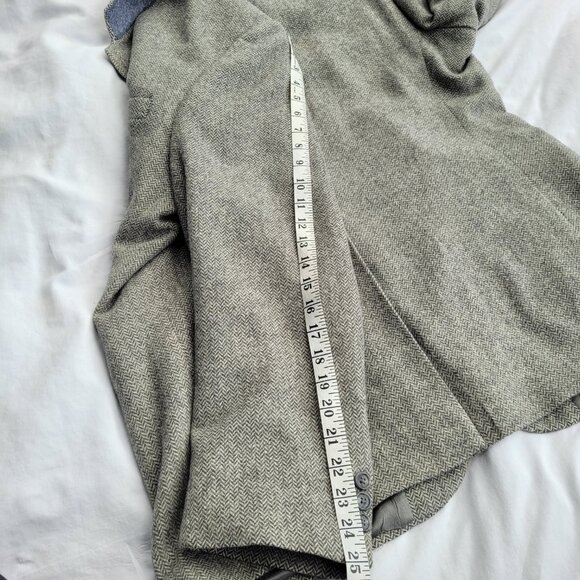 Today's Man Camel Hair Sports Coat Blazer Herringbone 2 Button Lined Pockets - Picture 14 of 16